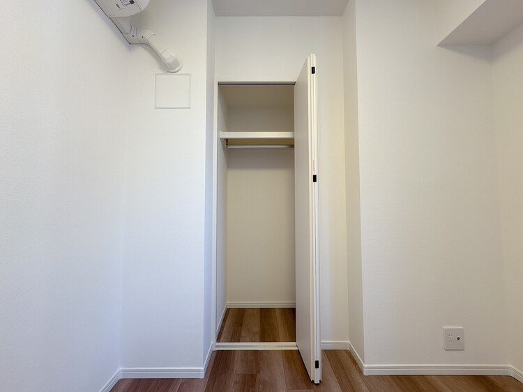 収納 居室にはクローゼットがあり、荷物もスッキリ収納して快適にお過ごしいただけます。