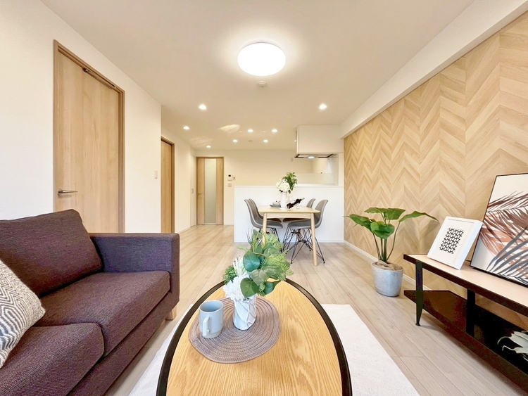 居間 「空間が織り成すひとつ先の住み心地」を演出します。