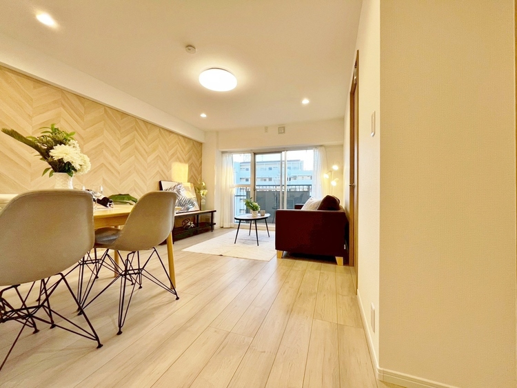 居間 ひとつひとつの空間に宿した機能性、そして美意識。