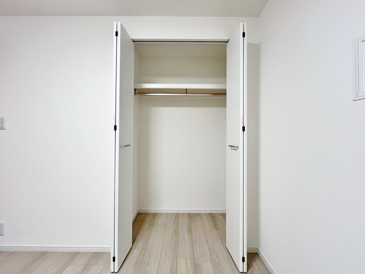 収納 居室にはクローゼットがあり、荷物もスッキリ収納して快適にお過ごしいただけます。