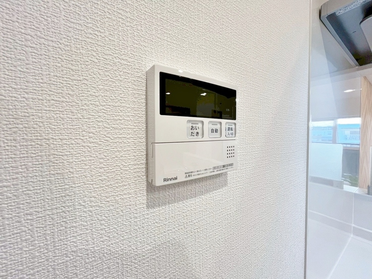 設備 見やすい画面で操作しやすい給湯パネルです。