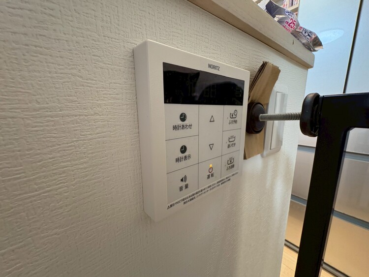 設備 見やすい画面で操作しやすい給湯パネルです。