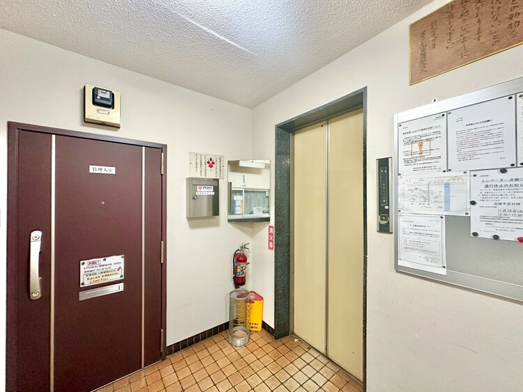 設備 エレベーター完備のため荷物が多くなっても安心。