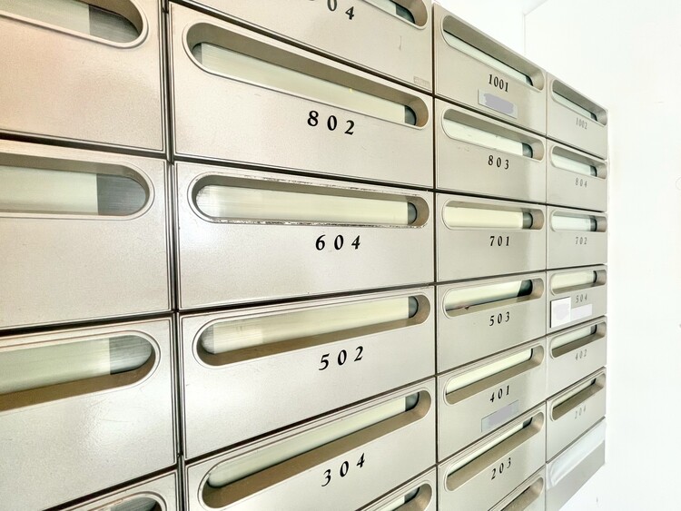 設備 郵便受けも、きちんと管理されています。