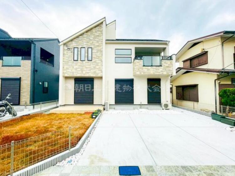 外観 空が広く感じられる、そんな空間、街並みが誕生します！きれいで静かな住宅地です通風も良好です！