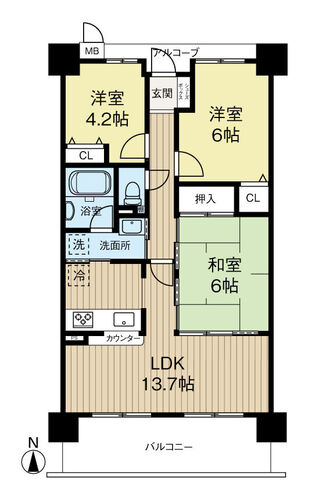 キングマンション千船壱番館の物件画像