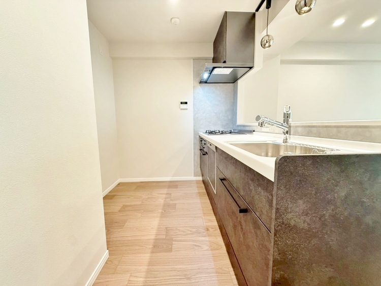 キッチン 洗練されたスタイリッシュなデザイン性と使いやすさを備えた仕様。