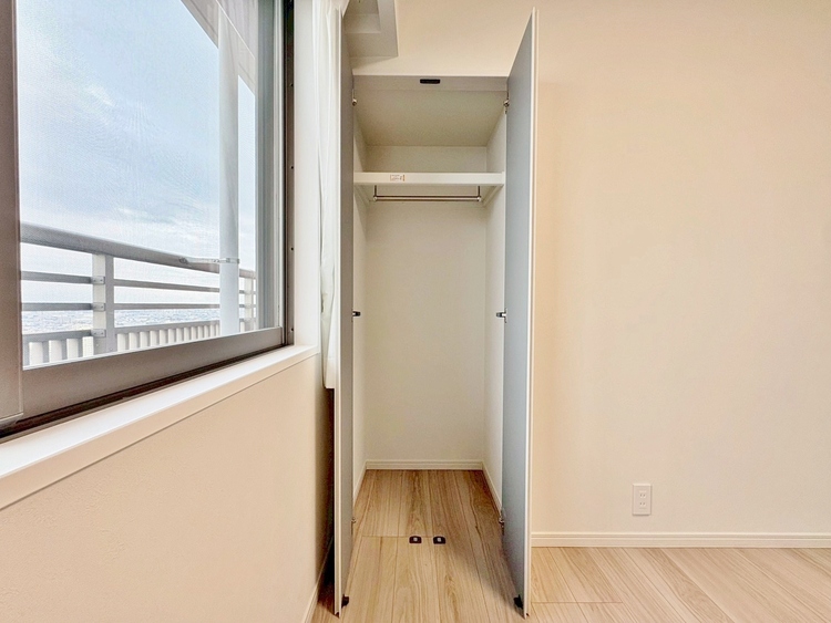 収納 居室にはクローゼットがあり、荷物もスッキリ収納して快適にお過ごしいただけます。