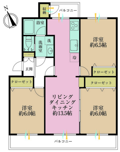北加瀬芙蓉ハイツの物件画像