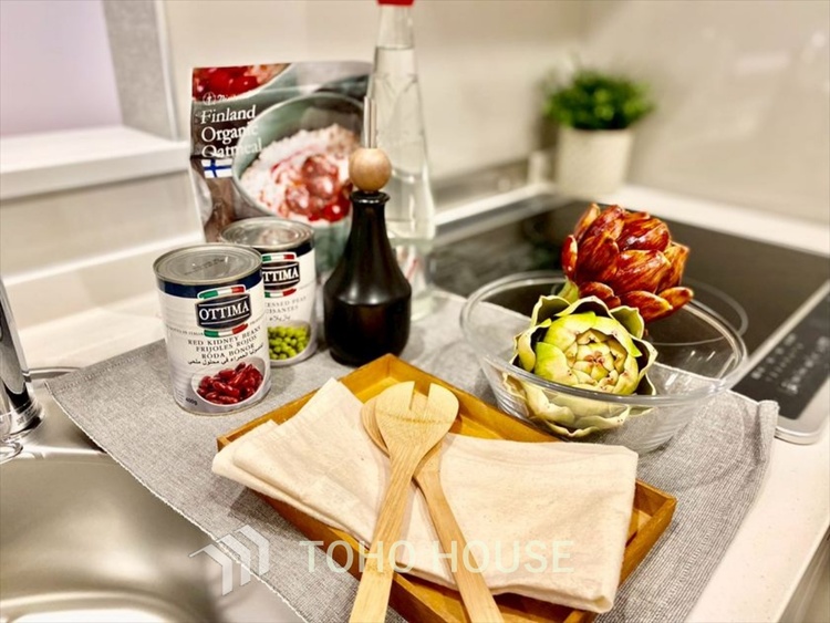 キッチン 【KITCHEN】◆Happy◆愛情たっぷりのお料理で家族にHappyを。システムキッチンがあなたをサポートしてくれます。