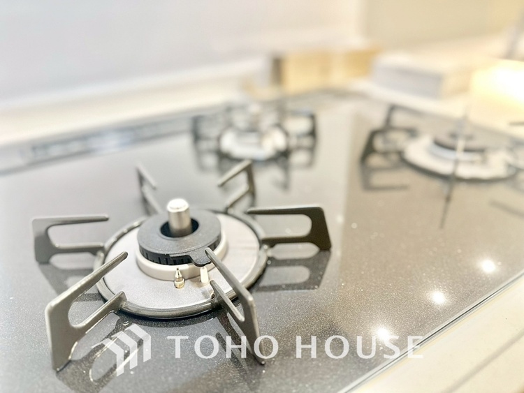 キッチン 【KITCHEN】◆家族のおはよう◆の声を笑顔で迎えてあげられるシステムキッチン。朝ごはんが楽しみでちょっと早起きしたくなるんです。