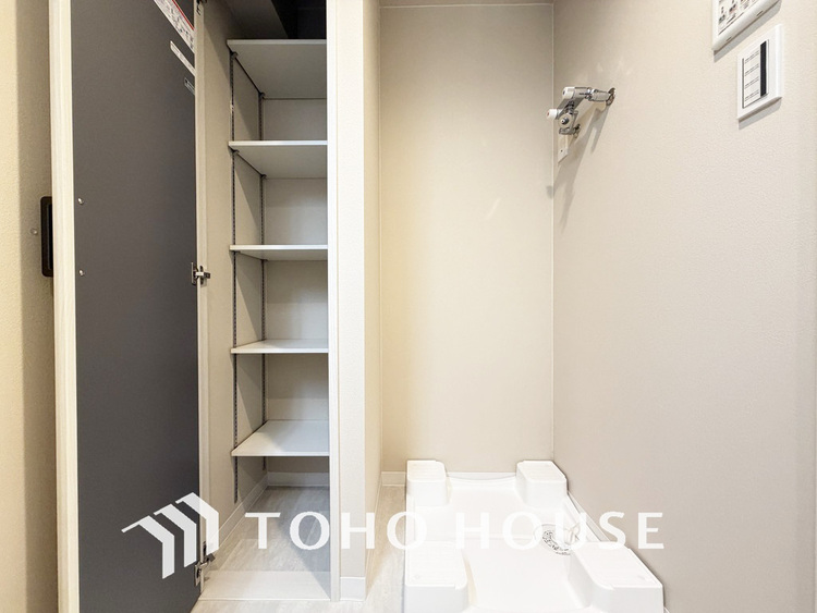 洗面 清潔感のある洗面室