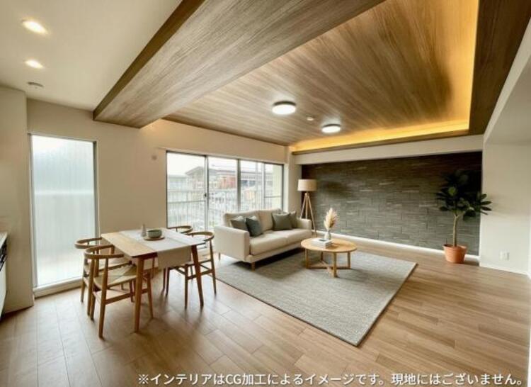 居間 ※インテリアはCG加工によるイメージです。現地にはございません。