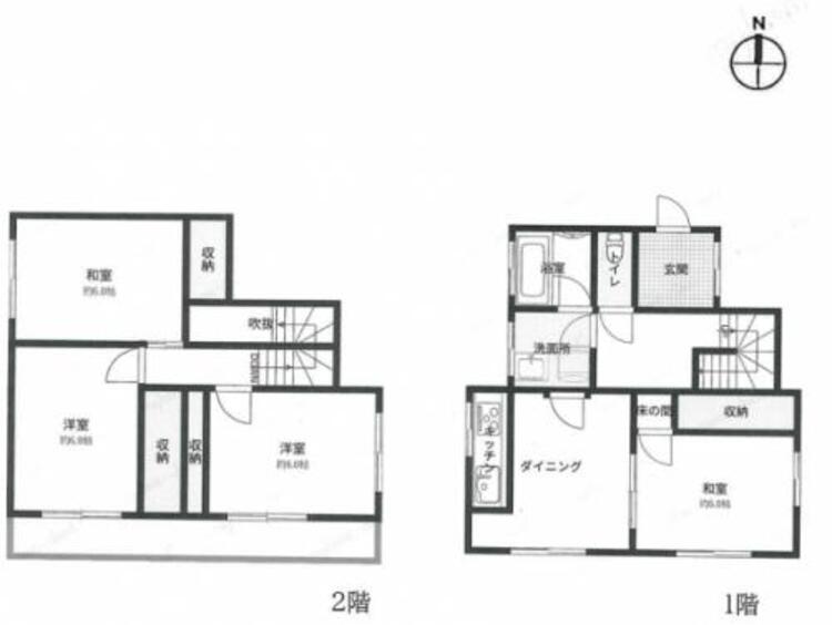 間取り 繁華街から離れた静かな住環境でのんびりスローライフ