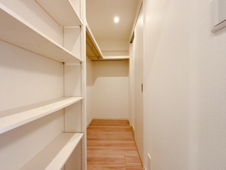 収納 暮らし心地を大きく左右する収納を、適材適所に配置し使い勝手を考慮しました。