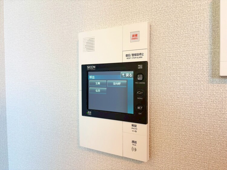 その他 誰が来てもわかる様にモニター付きインターホンを設置。