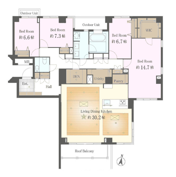 その他 4LDK、専有面積164.42m2