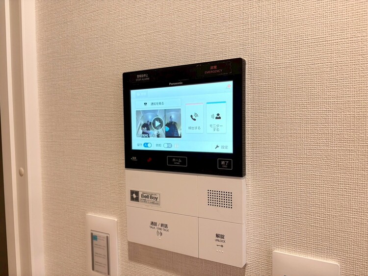 その他 誰が来てもわかる様にモニター付きインターホンを設置。