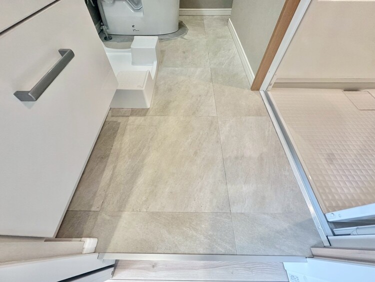 その他 十分な広さの脱衣所。