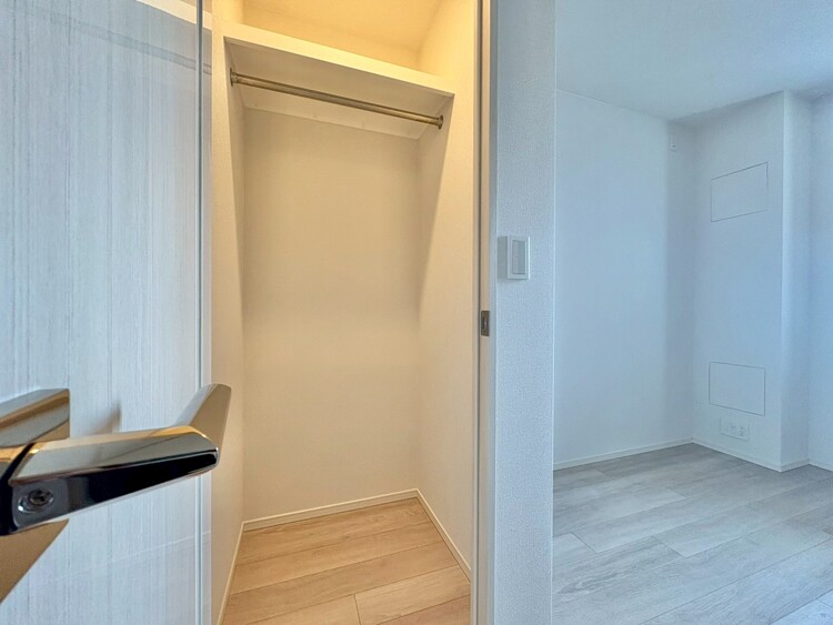 収納 居室にはクローゼットがあり、荷物もスッキリ収納して快適にお過ごしいただけます。