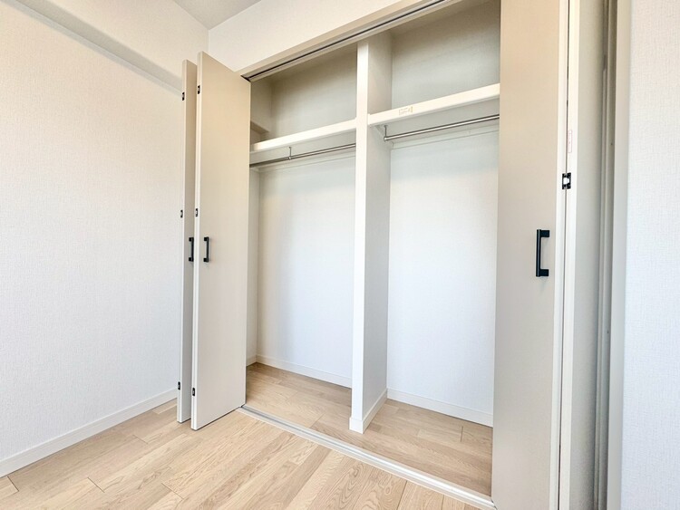 収納 居室にはクローゼットがあり、荷物もスッキリ収納して快適にお過ごしいただけます。