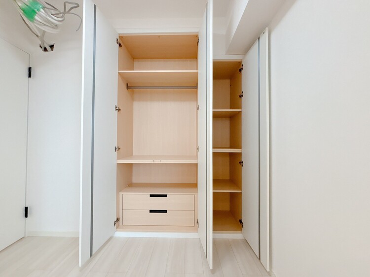 収納 居室にはクローゼットがあり、荷物もスッキリ収納して快適にお過ごしいただけます。