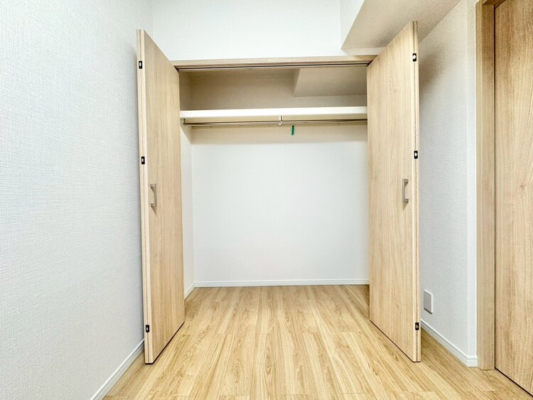 収納 居室にはクローゼットがあり、荷物もスッキリ収納して快適にお過ごしいただけます。