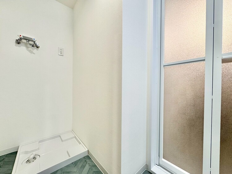 洗面 清潔感と心地よさを重視した、上質感漂うパウダールーム。