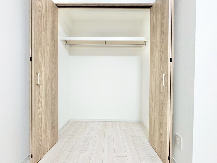 収納 居室にはクローゼットがあり、荷物もスッキリ収納して快適にお過ごしいただけます。
