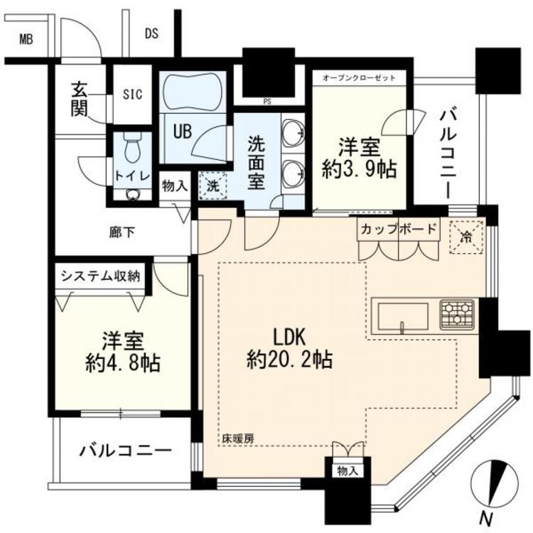 間取り ２ＬＤＫ