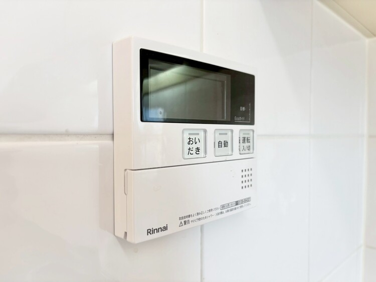 設備 見やすい画面で操作しやすい給湯パネルです。