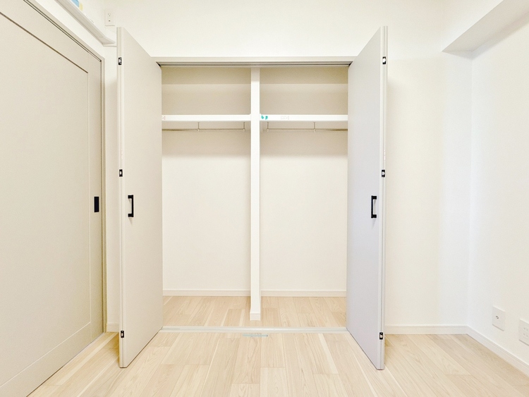 収納 居室にはクローゼットがあり、荷物もスッキリ収納して快適にお過ごしいただけます。