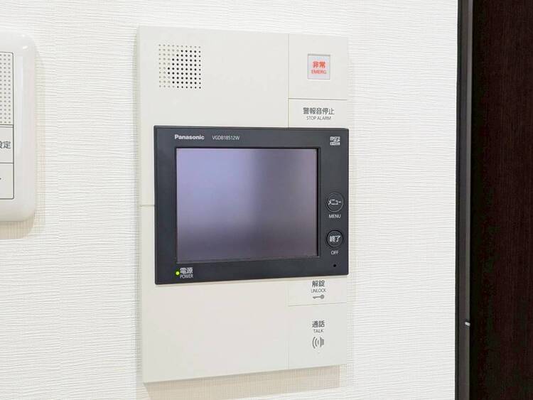 その他 誰が来てもわかる様にモニター付きインターホンを設置。