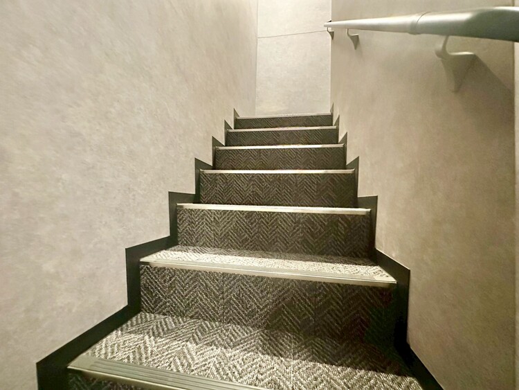 その他 共用部の階段です。明るく清潔に管理されています。