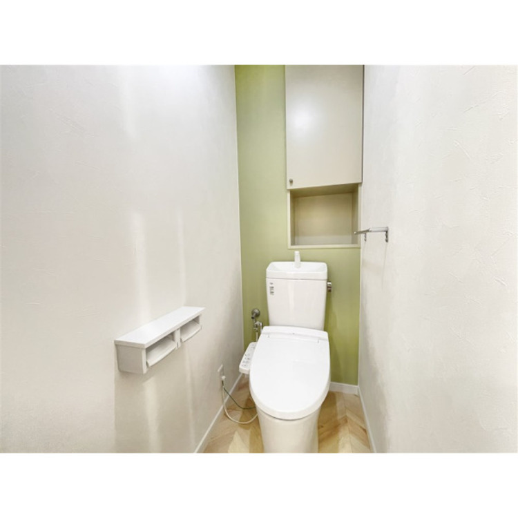 トイレ いつも綺麗に清潔に。洗浄機能付きトイレです。