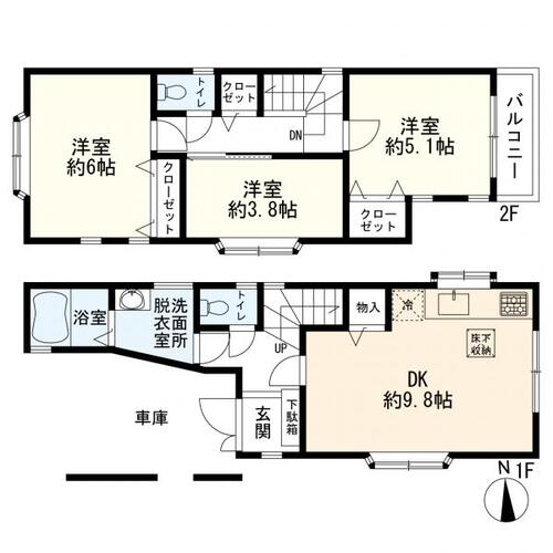 港北区新吉田東1丁目　中古一戸建ての物件画像