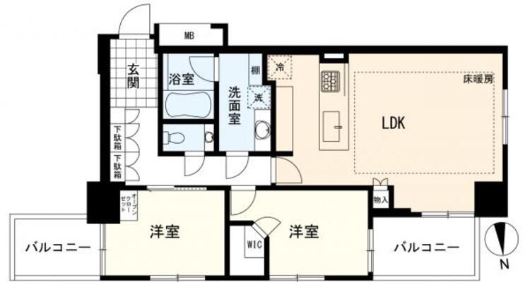 間取り ２ＬＤＫ
