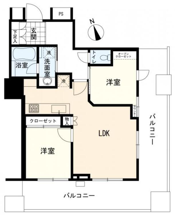 間取り ２ＬＤＫ