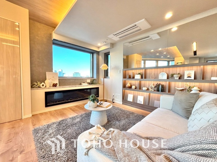 内装 「想像していた以上に広い」が写真を撮っているときの感想です。家事動線に配慮したプランによりご家族がくつろげる明るく広い空間が確保できました。