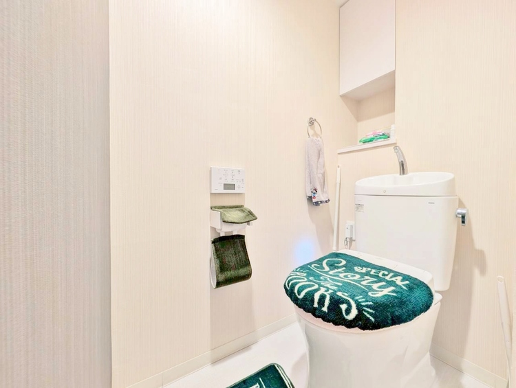 トイレ 暮らしの中のさりげないひとときの快適さにも、こだわりを、持って設備を配しております。