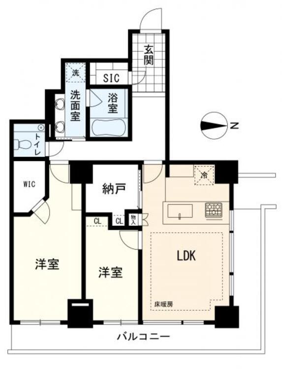 間取り ２ＳＬＤＫ