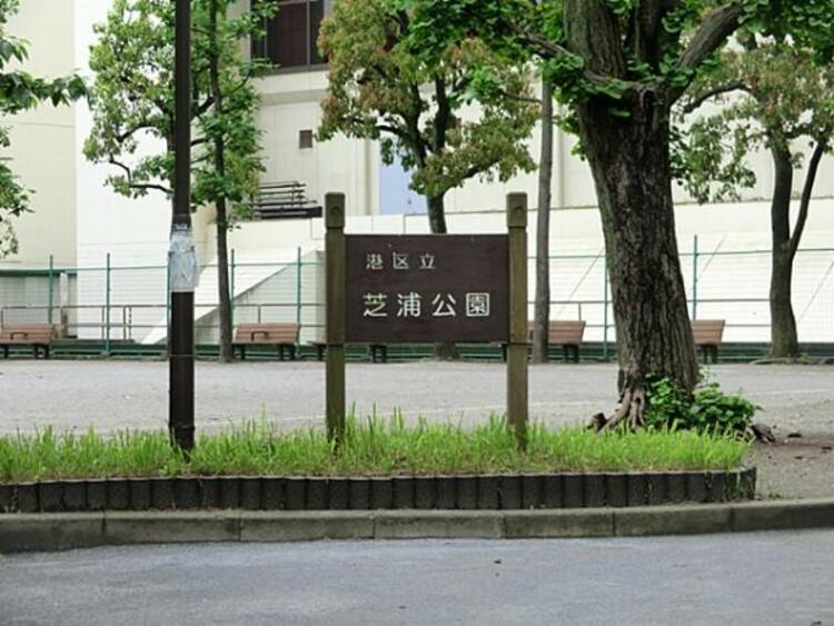 周辺 芝浦公園　450ｍ