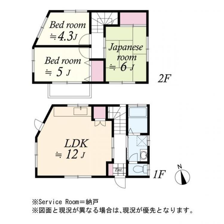 間取り 間取図　３ＬＤＫ