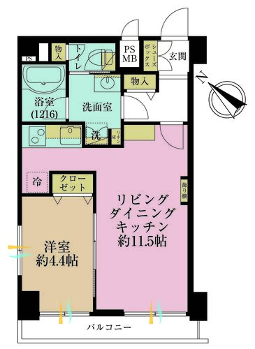 ライオンズマンション上野毛第２の物件画像