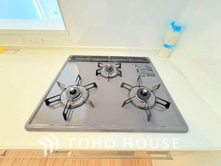 その他 3口ガスコンロでお料理のスピードもUP。効率よくお料理できますね