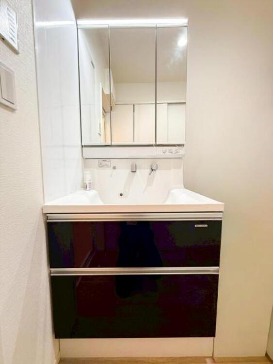 洗面 普段は人目につかないスペースにもこだわりを。つくり手の気持ちを『心』がつたわります。