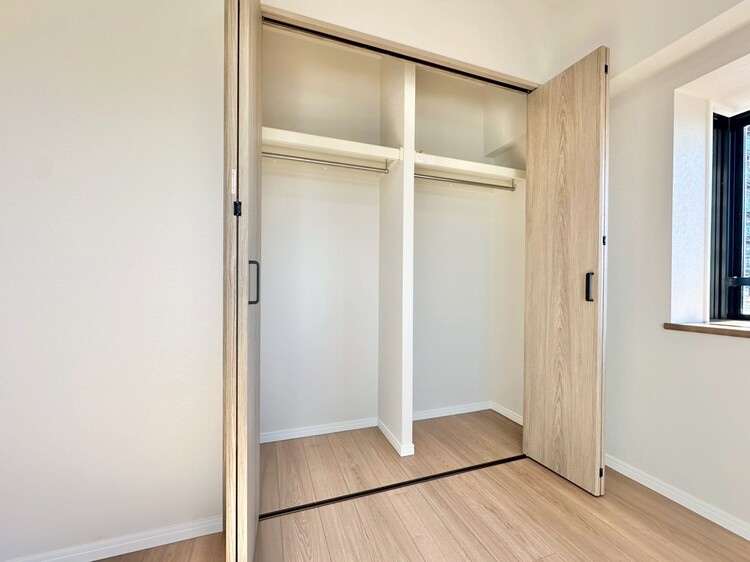収納 居室にはクローゼットがあり、荷物もスッキリ収納して快適にお過ごしいただけます。
