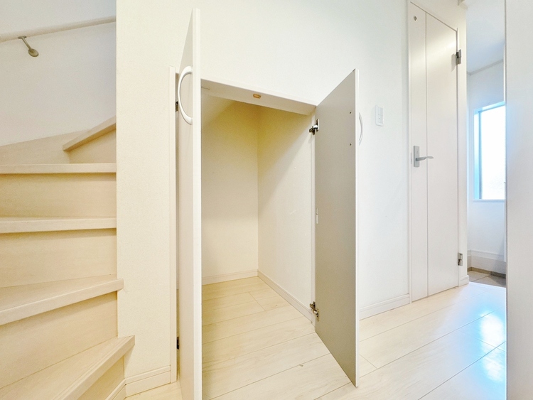 収納 暮らし心地を大きく左右する収納を、適材適所に配置し使い勝手を考慮しました。