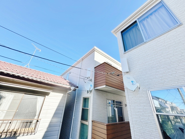 バルコニー 頬をなでる、優しい風を感じることが出来ます。