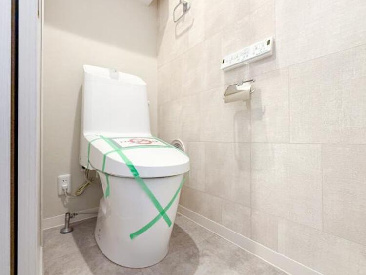 トイレ 清潔感のあるシンプルで使いやすいトイレです。